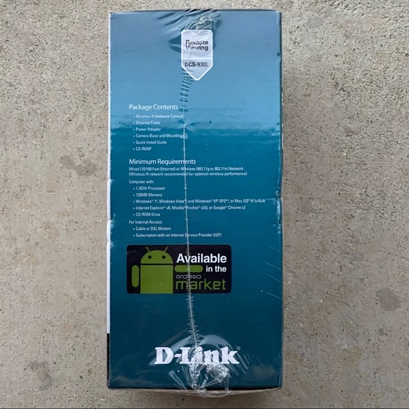 NEW! D-LINK WIRELESS N NETWORK CAMERA DCS-930L WITH REMOTE VIEWING SURVEILLANCE - Picture 12 of 13